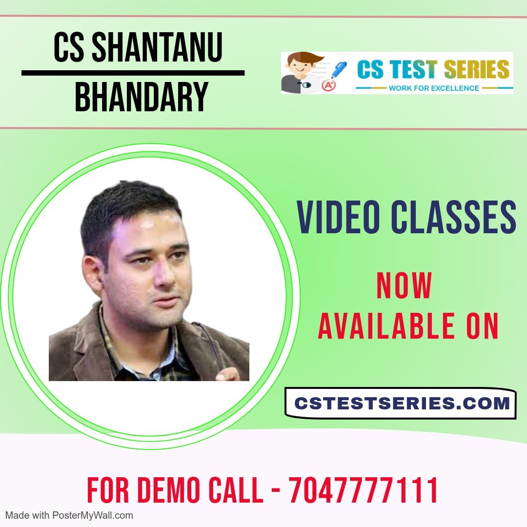 CS Shantanu Bhandary